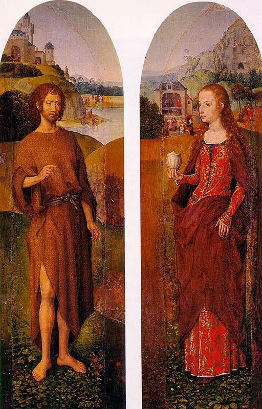 Hans Memling Outer Wings of a Triptych France oil painting art